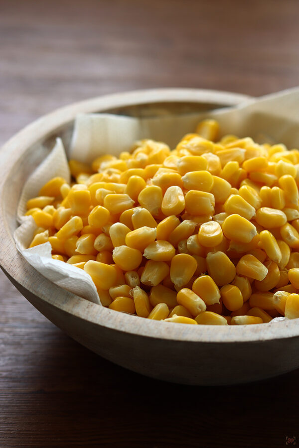 Peeled And Boiled Sweet Corn