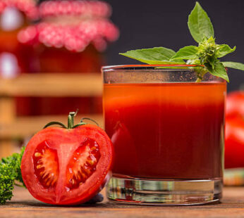 Raw and Fresh Tomato Juice